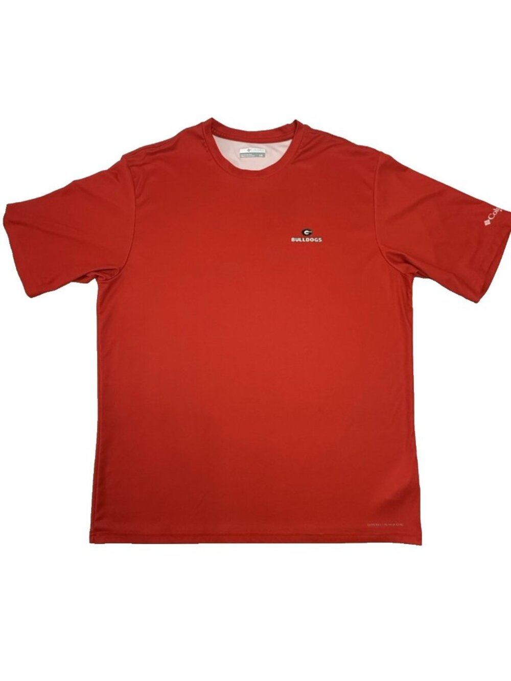 Columbia PFG Georgia Bulldogs Shirt Men’s Large Red Fishing Performance Tee